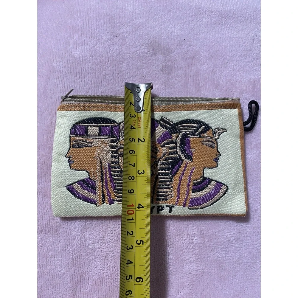 Egyptian Pharaoh GalsCosmetic,Coin,Money,Jewelry Zipper Bag 6